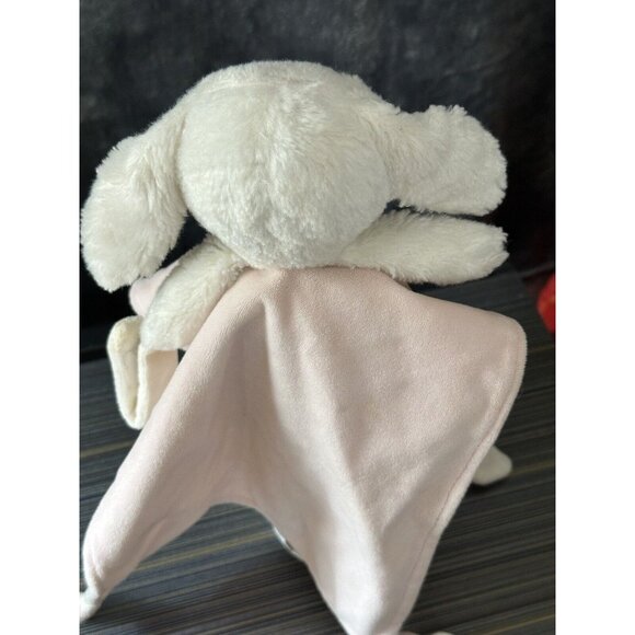 '14 Carters Pink Bunny Rabbit Long Lovey Velvet Knotted Security Blanket L31474H - Picture 8 of 16